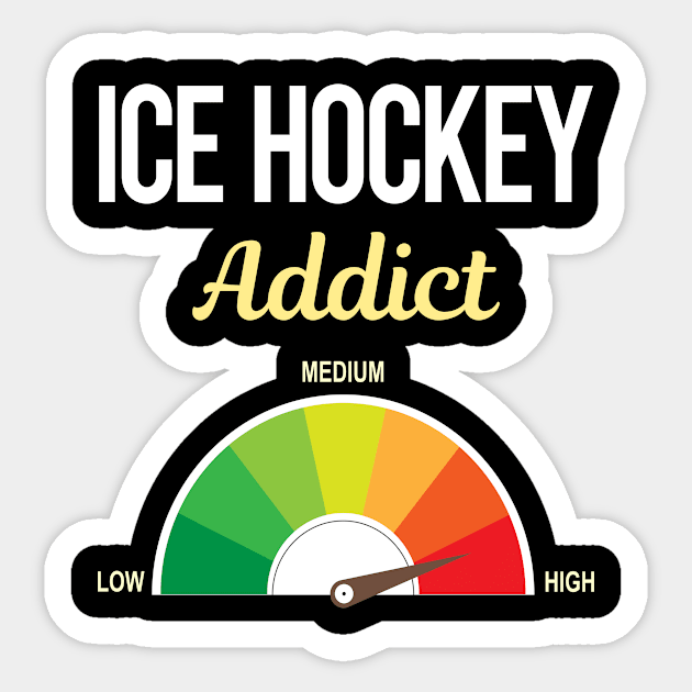 Funny Addict Ice Hockey Sticker by symptomovertake